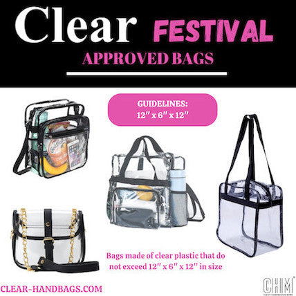 Clear Festival Bag