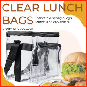 clear plastic lunch bags