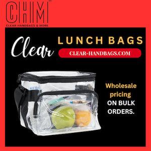 small clear lunch bag