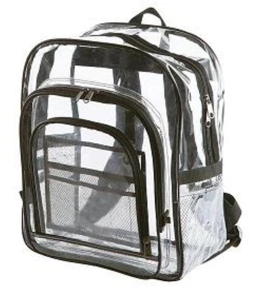 clear backpack