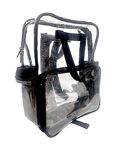 clear plastic backpacks