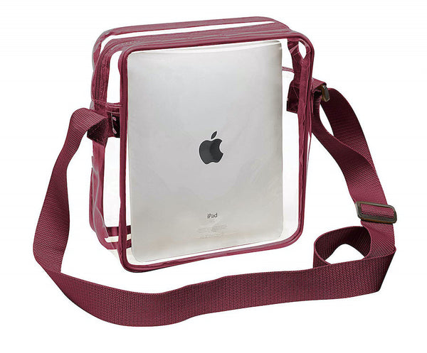 clear crossbody messenger shoulder bag