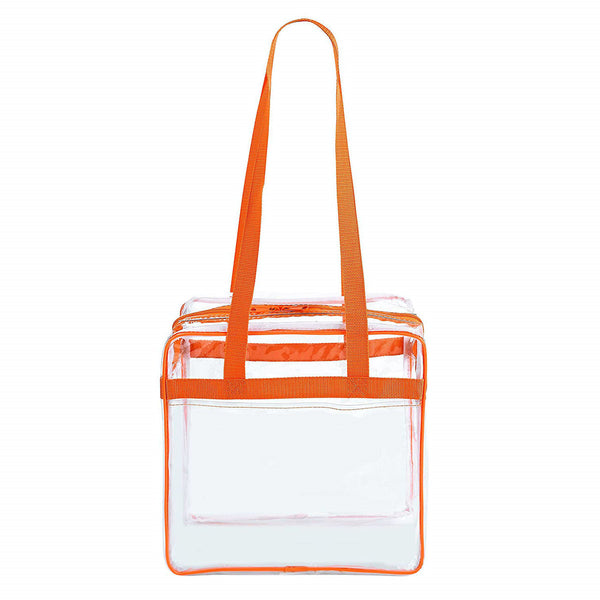 clear stadium tote bag 12x12x6