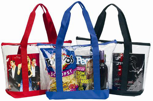 clear tote bags in bulk