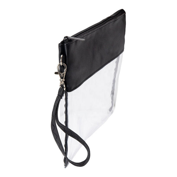 football wristlet clear purse